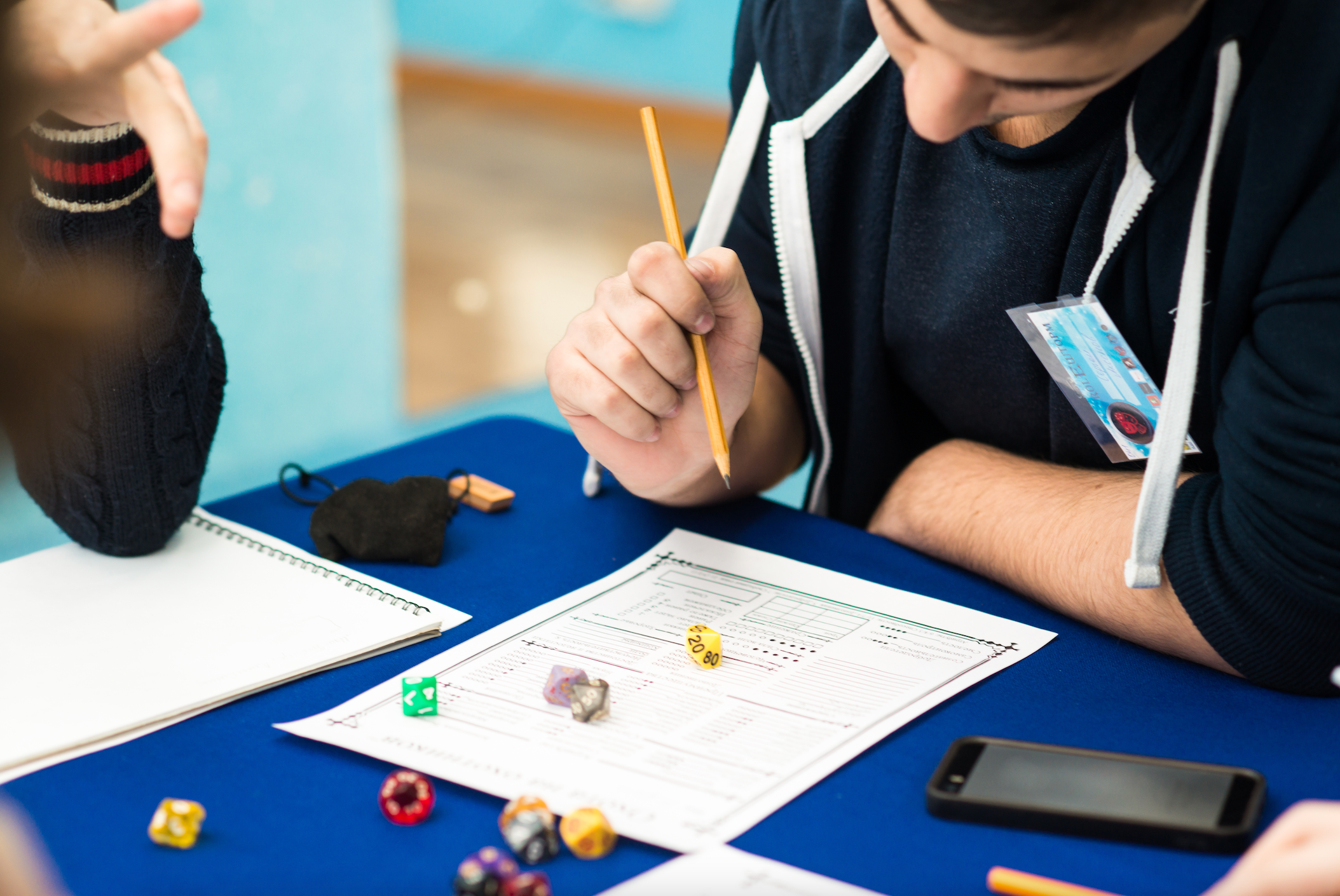 Kids playing dnd.